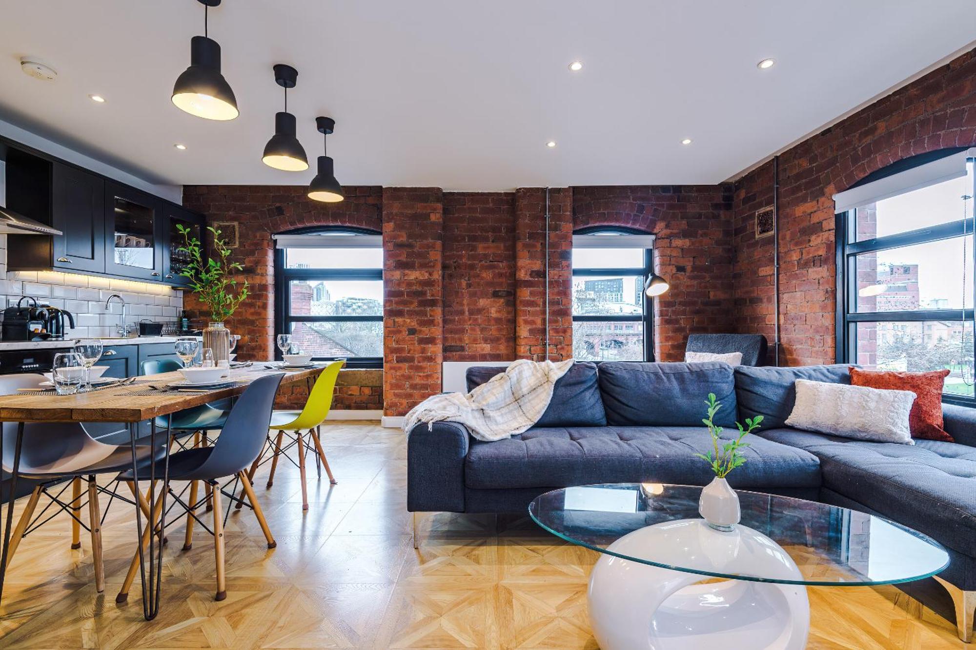 2 King Size Beds In Manhattan Styled Oversize Apartment Leeds  Kültér fotó